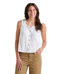 Women's Manzana Button Front Tank TOAD