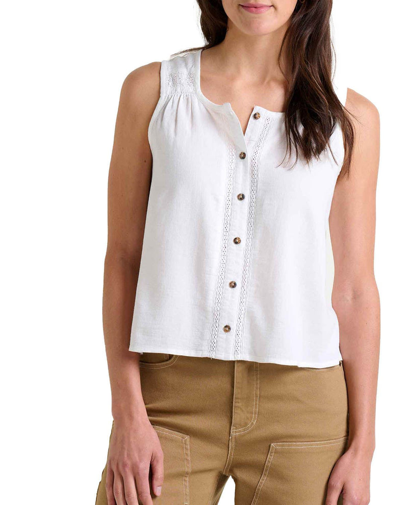 Women's Manzana Button Front Tank TOAD