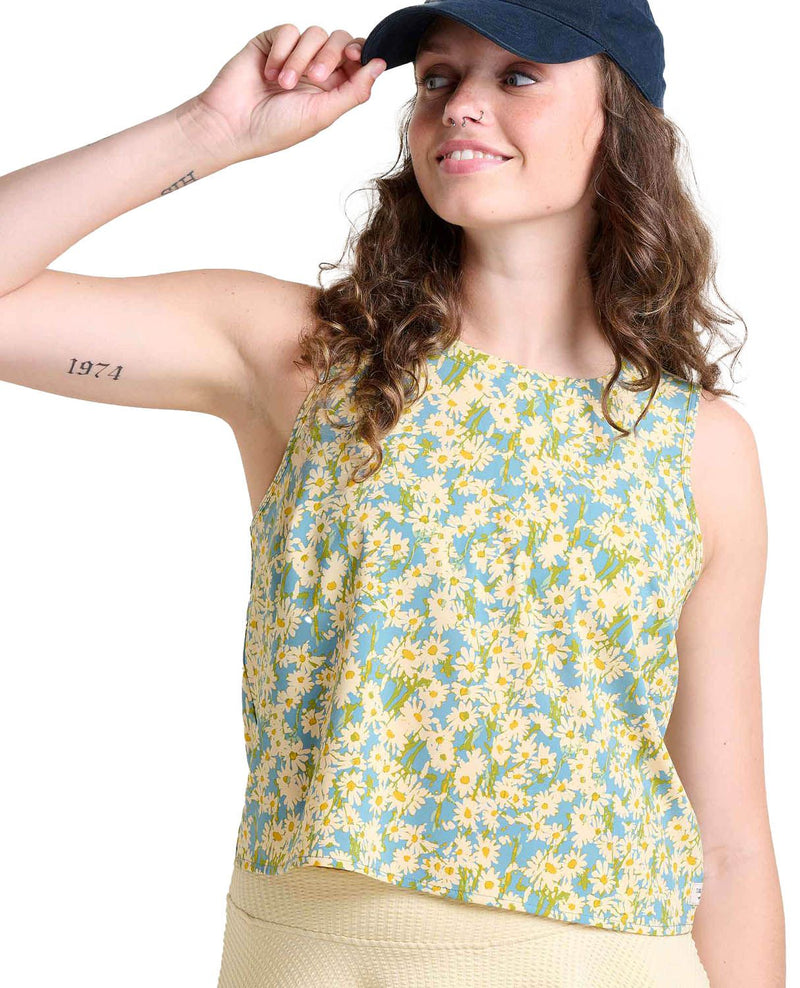 Women's Sunkissed Button Back Tank TOAD
