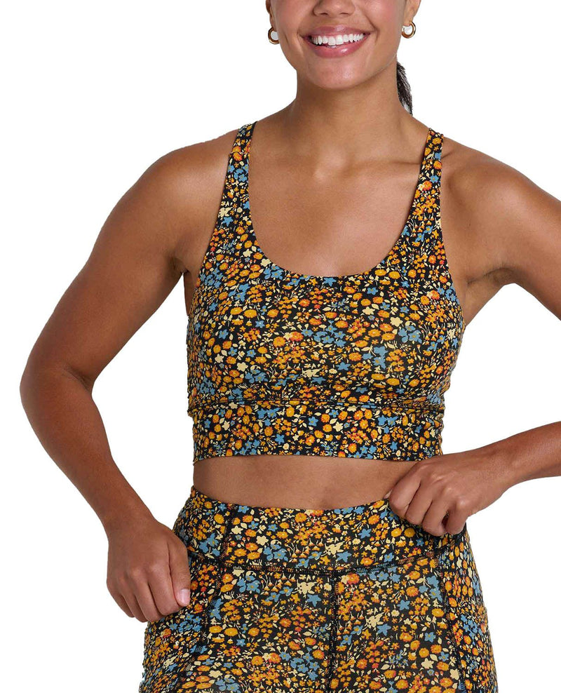 Women's Terrane Longline Bralette TOAD