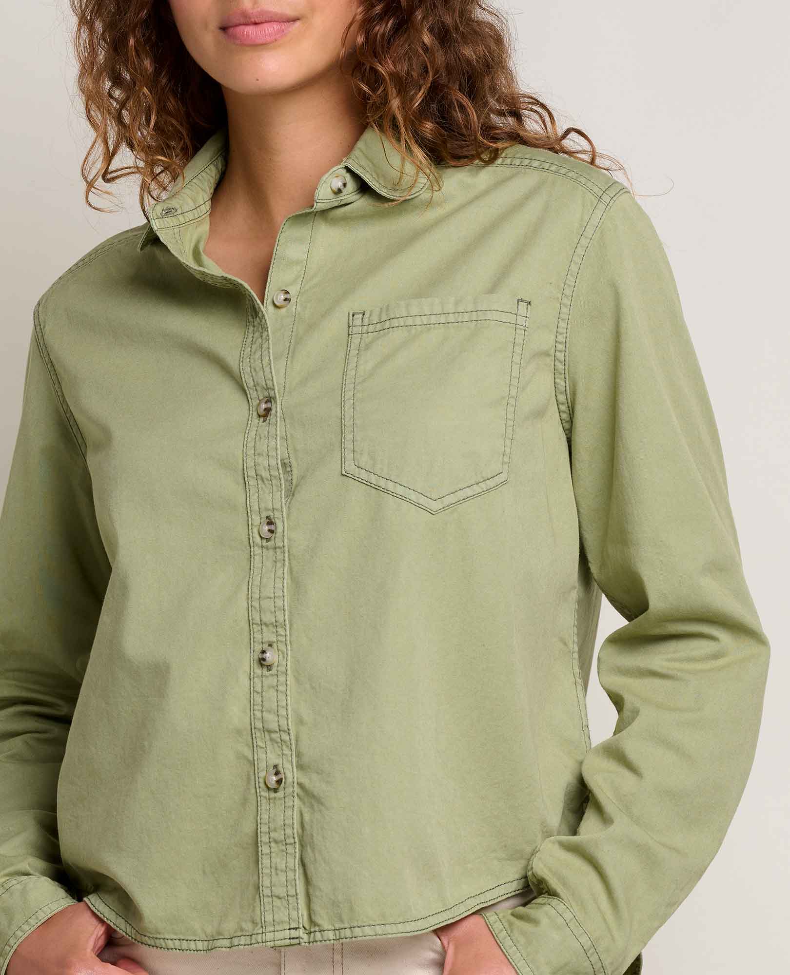 Toad & Co *25W*  W's Arroyo Twill Boxy LS Shirt TOAD