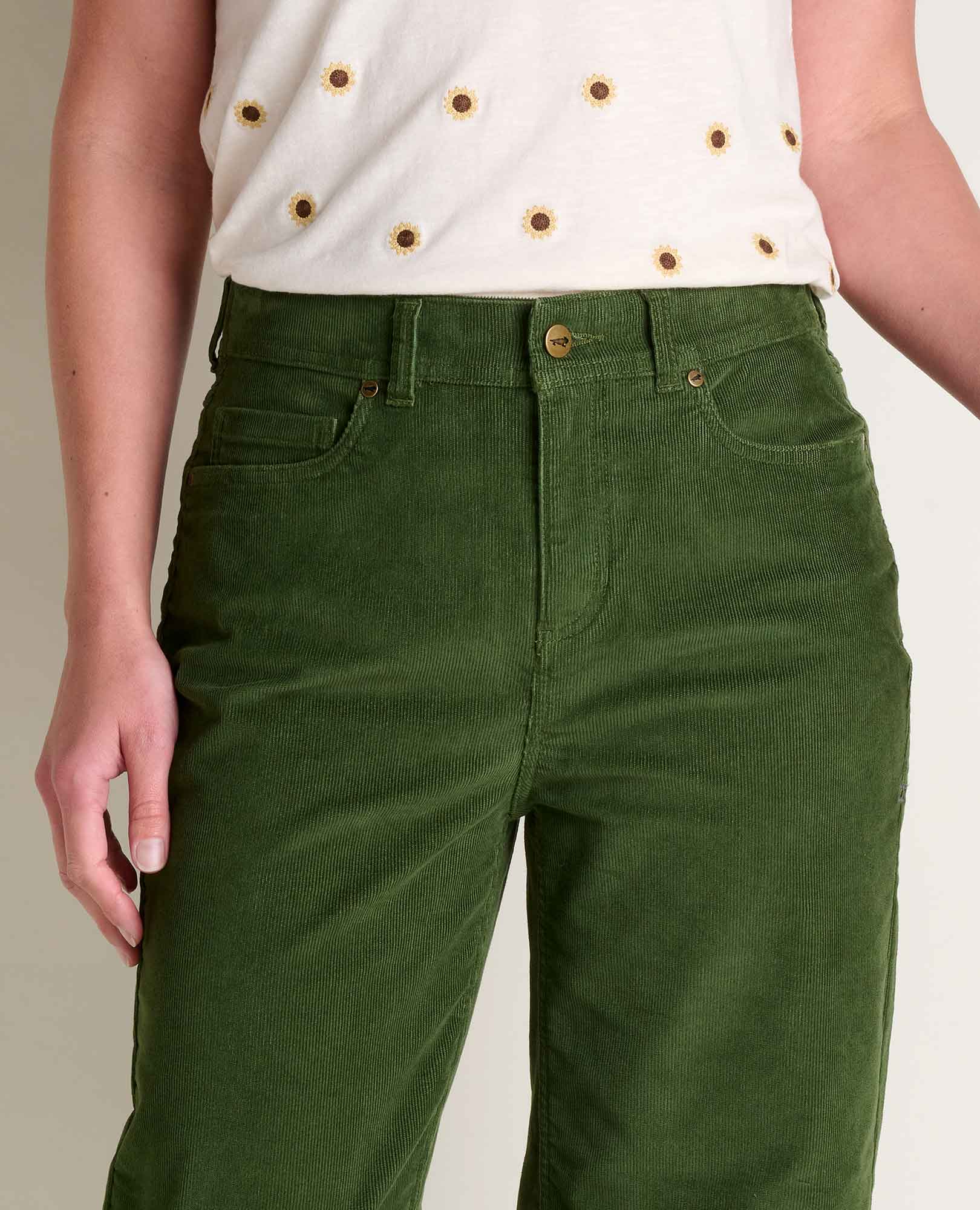 Women's Coaster Cord Wide Leg Pant TOAD
