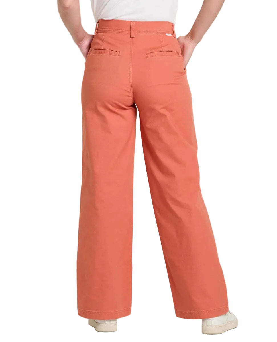 TOAD Pants Women's Earthworks Wide Leg Chino