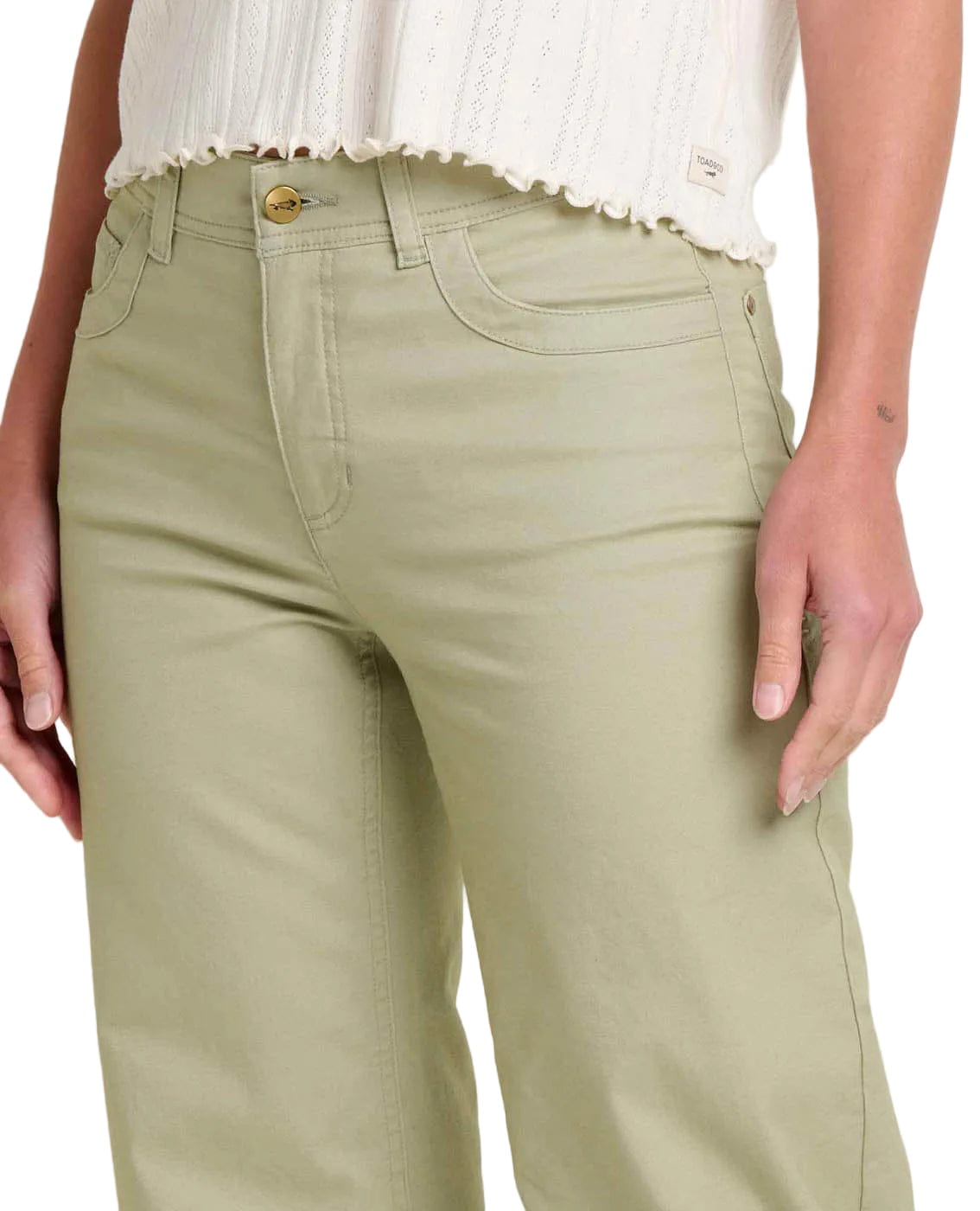 Women's Earthworks Wide Leg Crop Pant TOAD