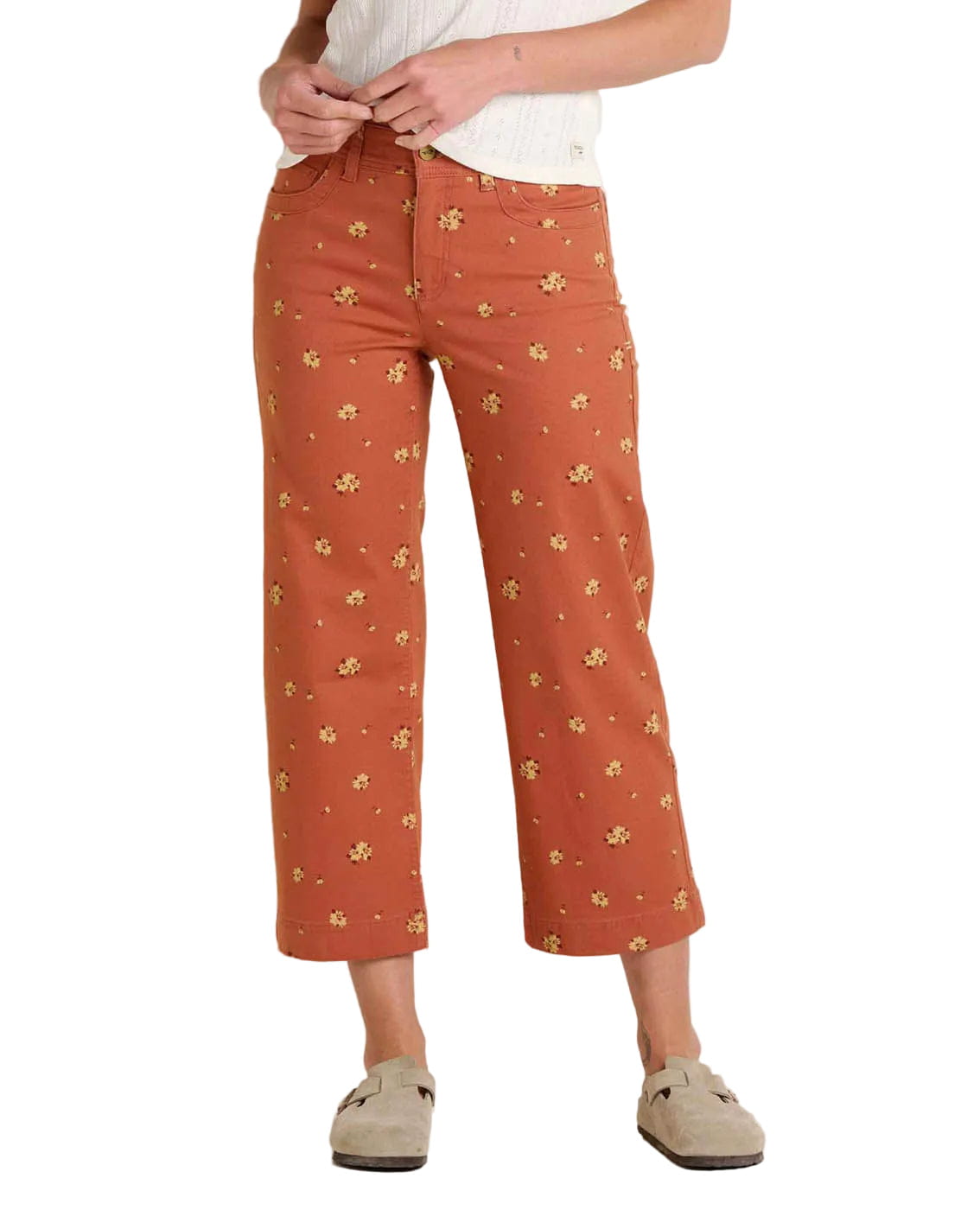 Women's Earthworks Wide Leg Crop Pant TOAD