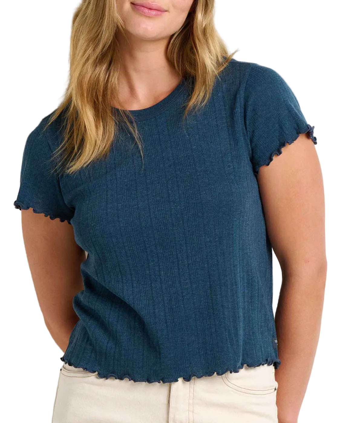 Women's Foothill Pointelle Baby Tee TOAD