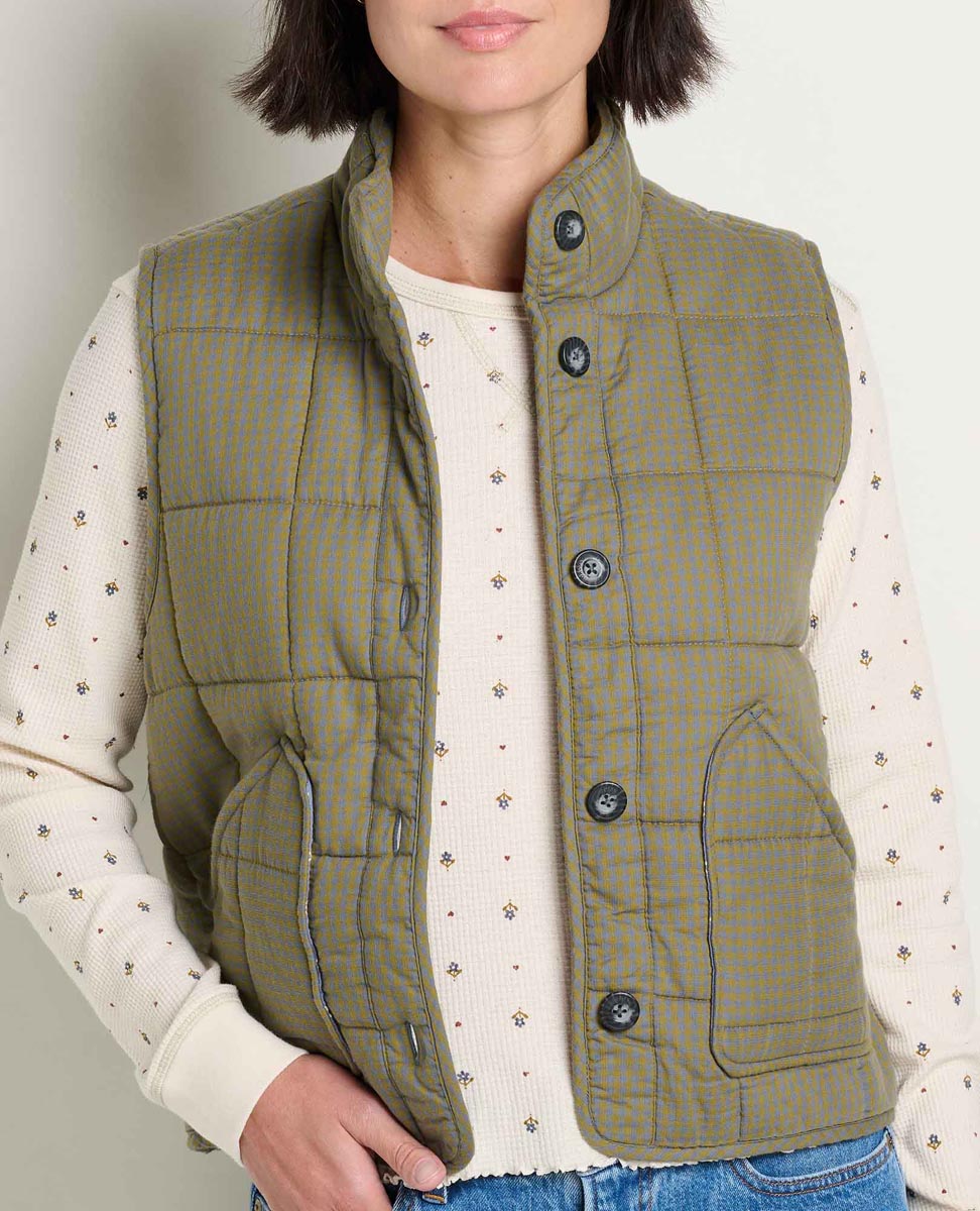 Women's Manzana Quilted Vest TOAD