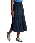 Women's Sunkissed Tiered Midi Skirt TOAD