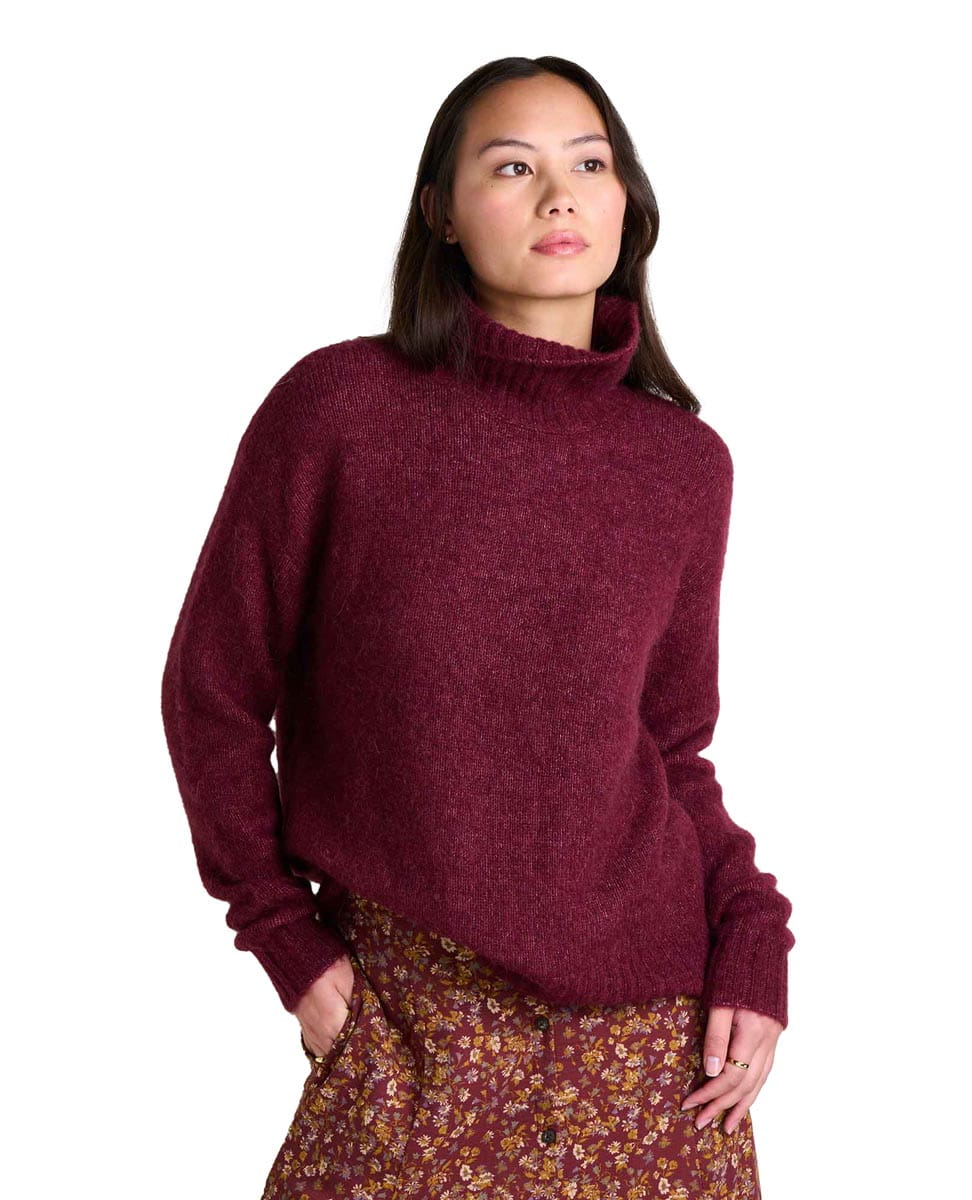 Women's Toddy T-Neck Sweater TOAD