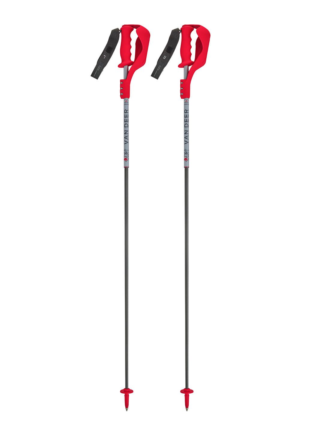 Race SL Carbon Poles w/ Hand Guard Van Deer