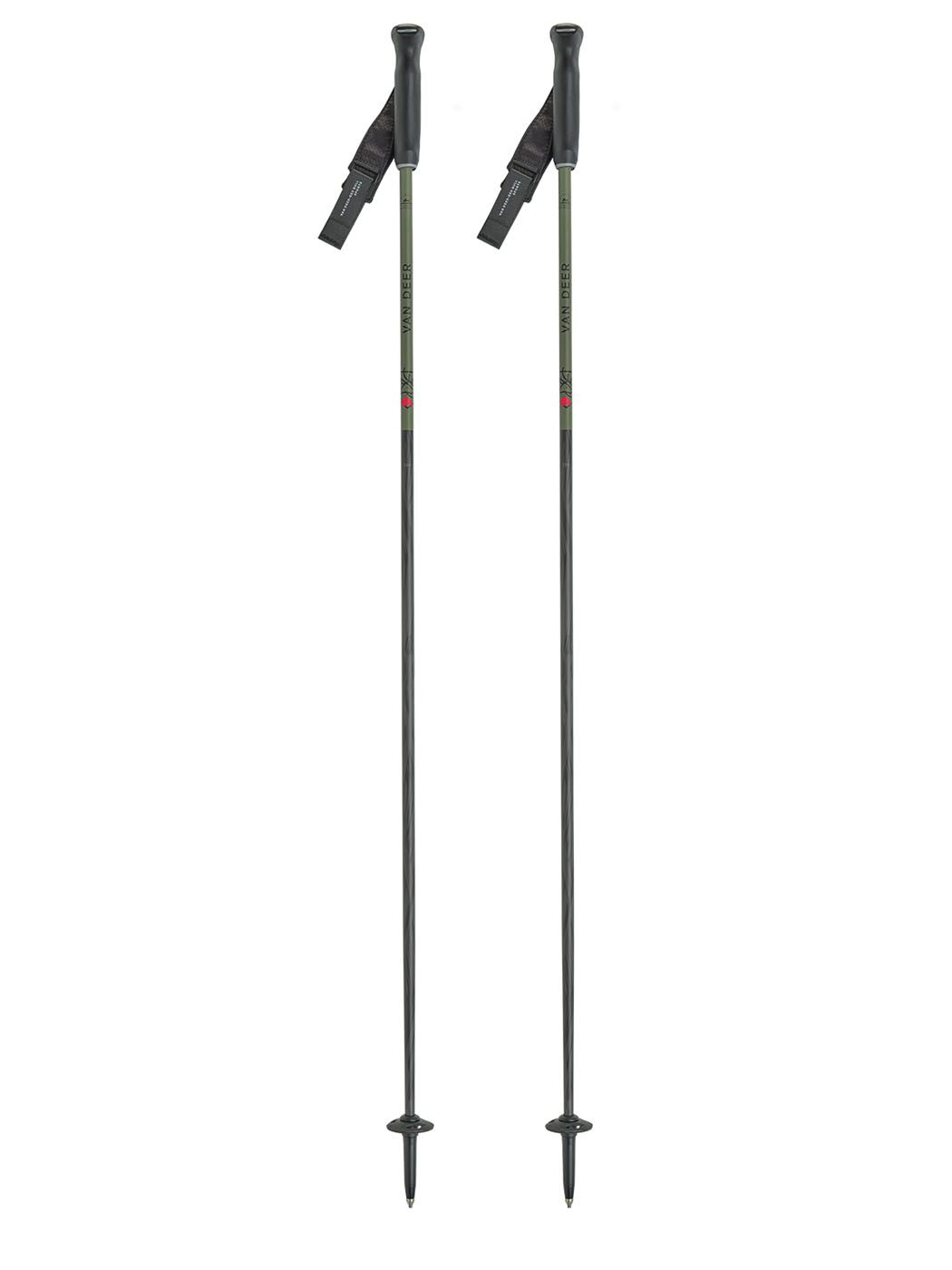 Van Deer SKI - Poles Van Deer *26W* Piste Carbon Pole Khaki/Black