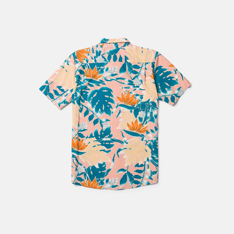 Volcom Button Down Shirt Men's Leaf Pit Floral Shirt