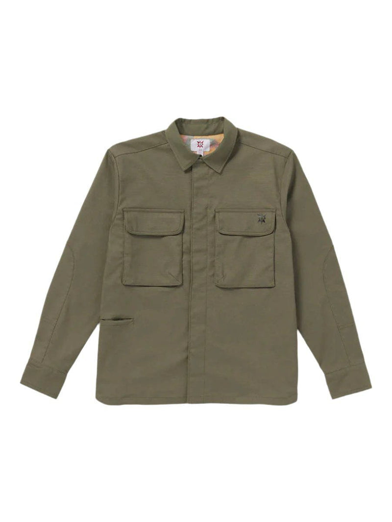 Volcom Button Down Men's  Tokyo True Bryan Iguchi Work Shirt