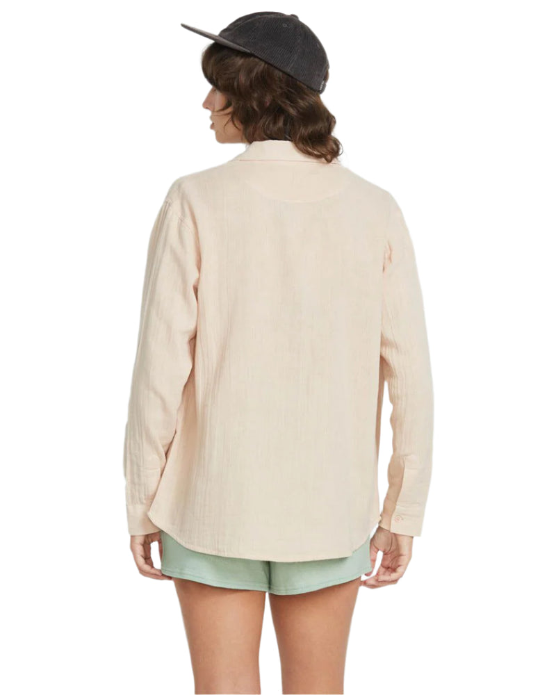 Women's Lil Button Up Long Sleeve Volcom