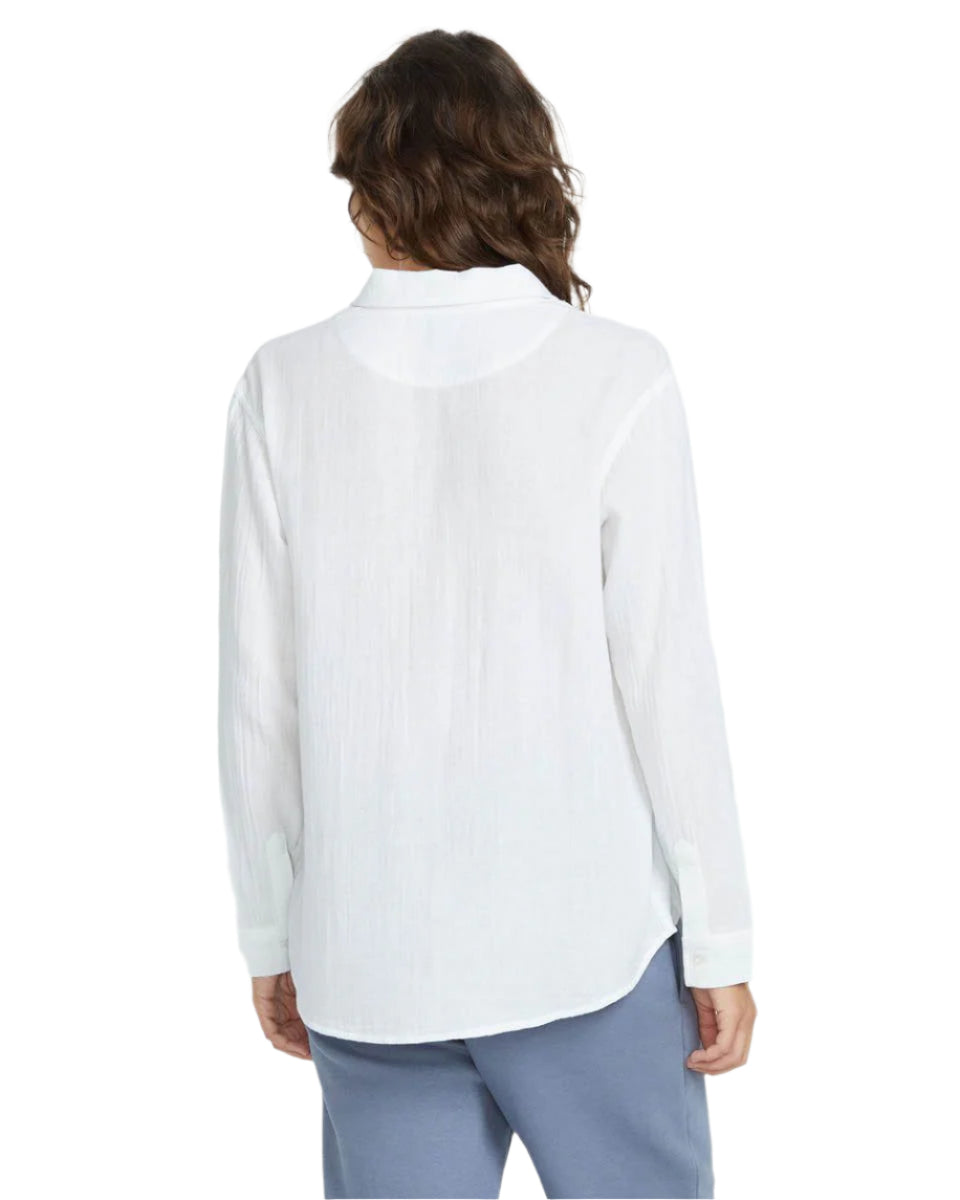 Women's Lil Button Up Long Sleeve Volcom