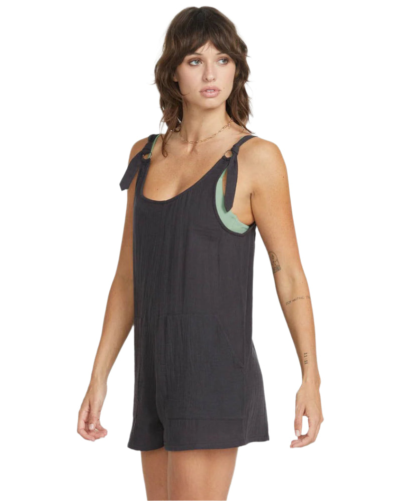 Women's Lil Tie Strap Romper Volcom