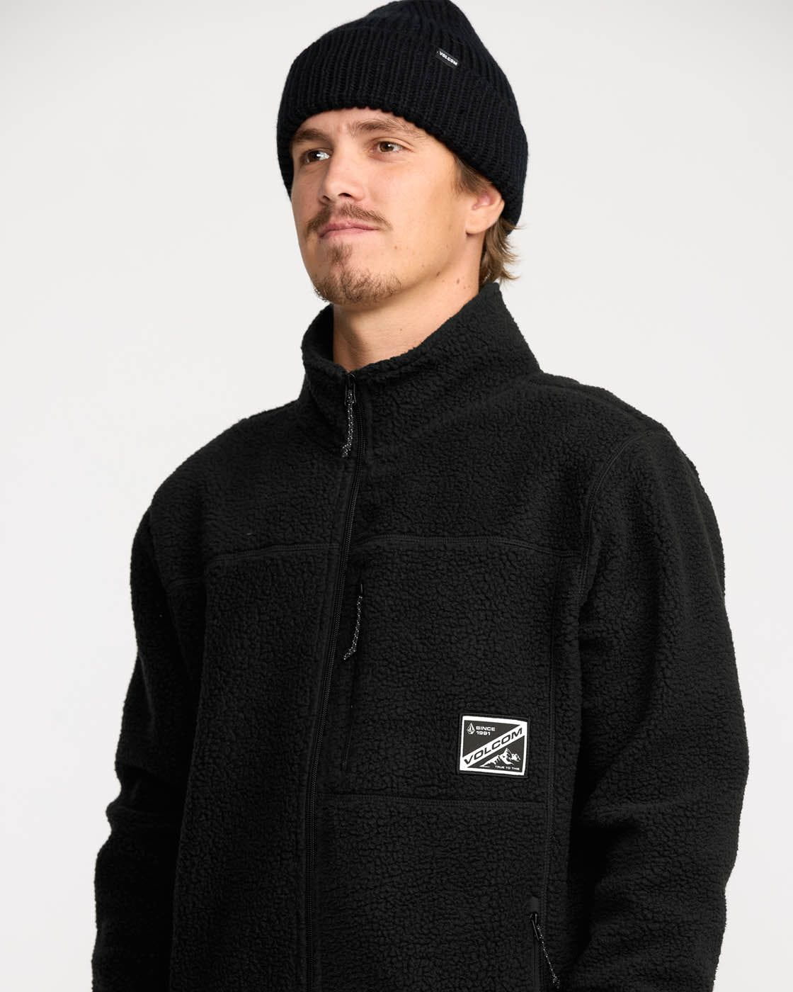 Volcom CLOTHING - Men - Apparel - Top Volcom *25W* M Nelson Sherpa Full Zip