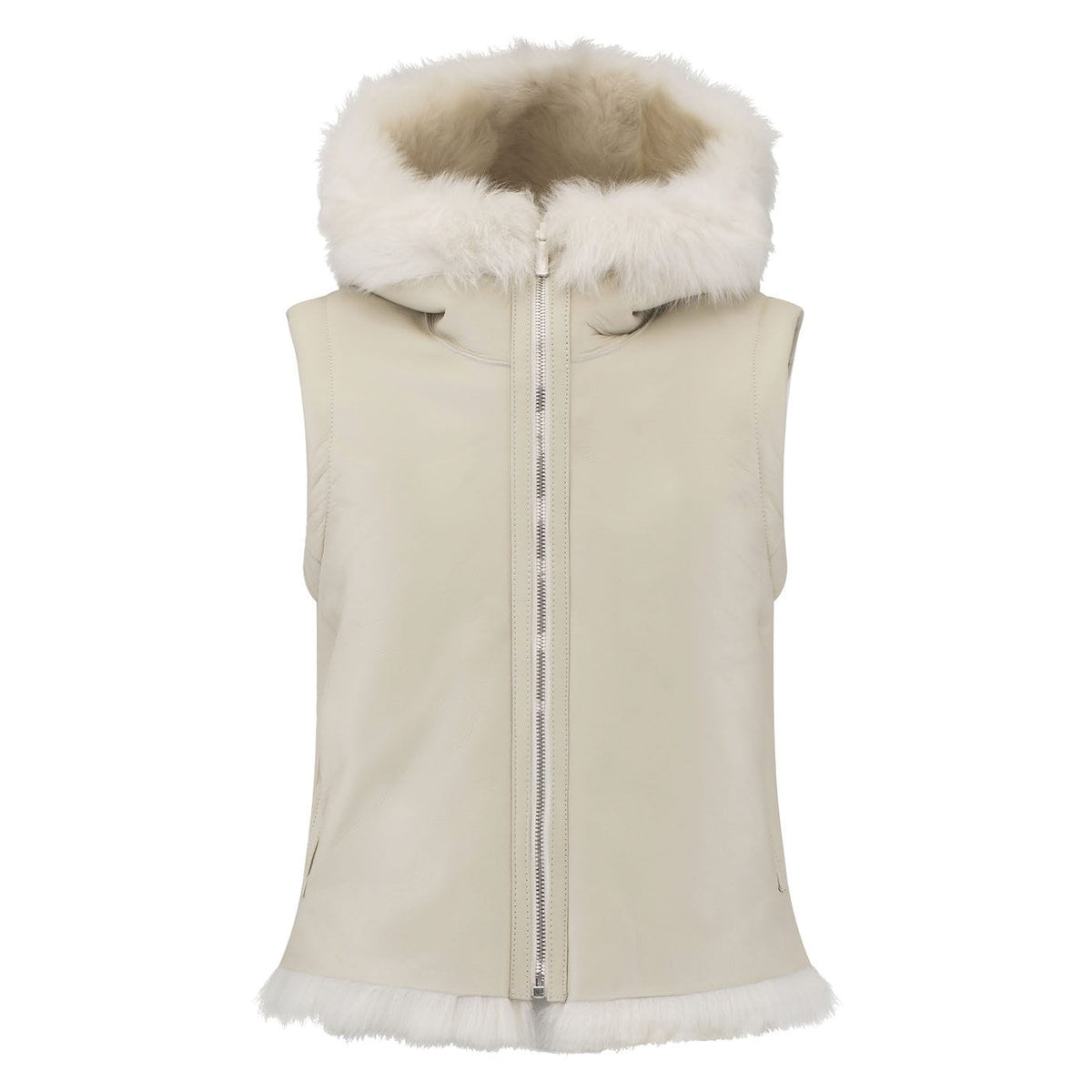 VONN Vest Women's Ella Reversible Fur Vest