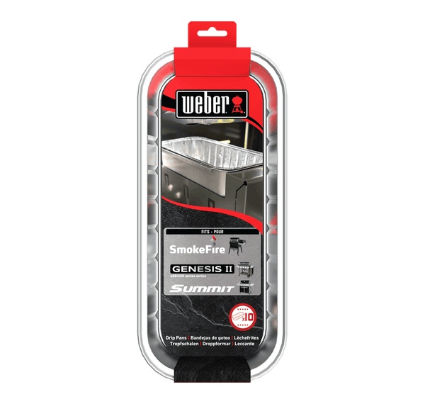 Weber BBQ - Accessories WEBER 6498 Drip Pans 10 Pack
