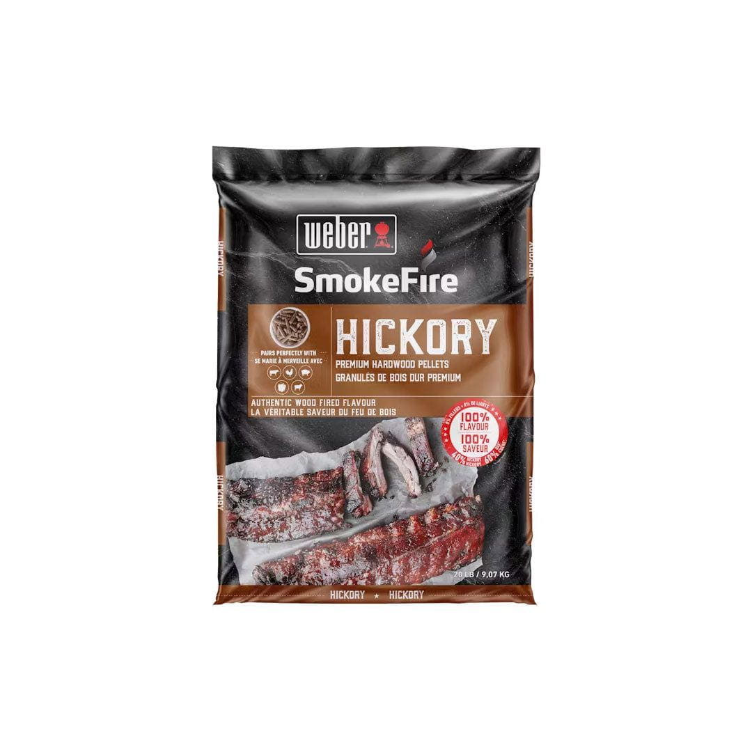 Hickory Wood Pellets 20lb Weber