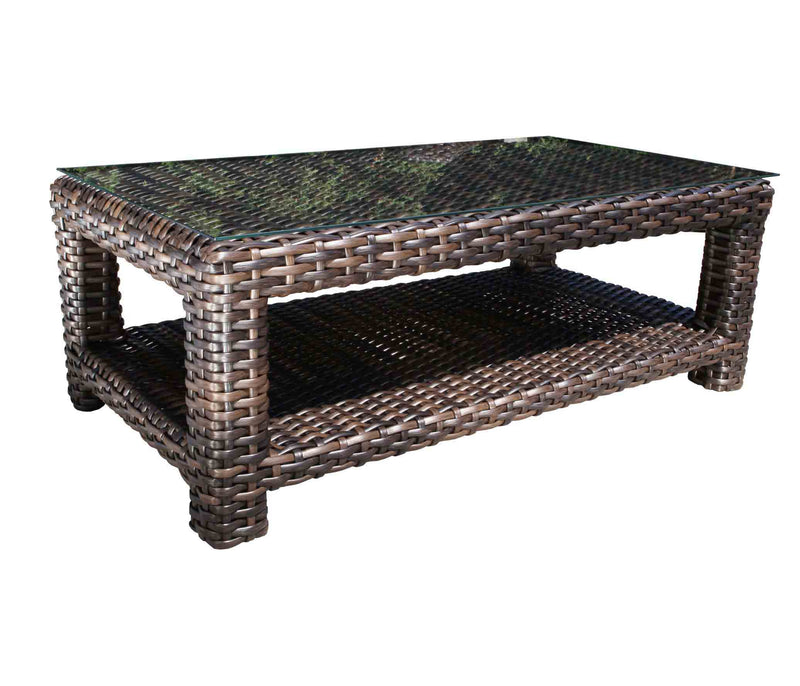 Louvre Coffee Table Espresso Flat Cabana Coast