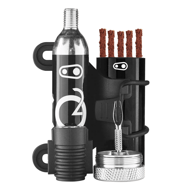 Cigar Tool (PLUG KIT + CO2 HEAD) BLACK & SILVER Crankbrothers