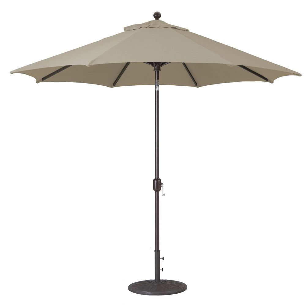 737BK 9' Auto Tilt Umbrella - B Grade Single Vent Galtech