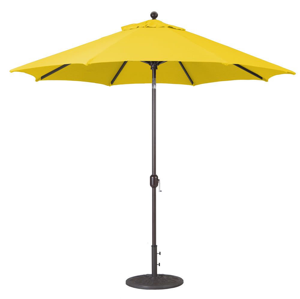 737BK 9' Auto Tilt Umbrella - B Grade Single Vent Galtech