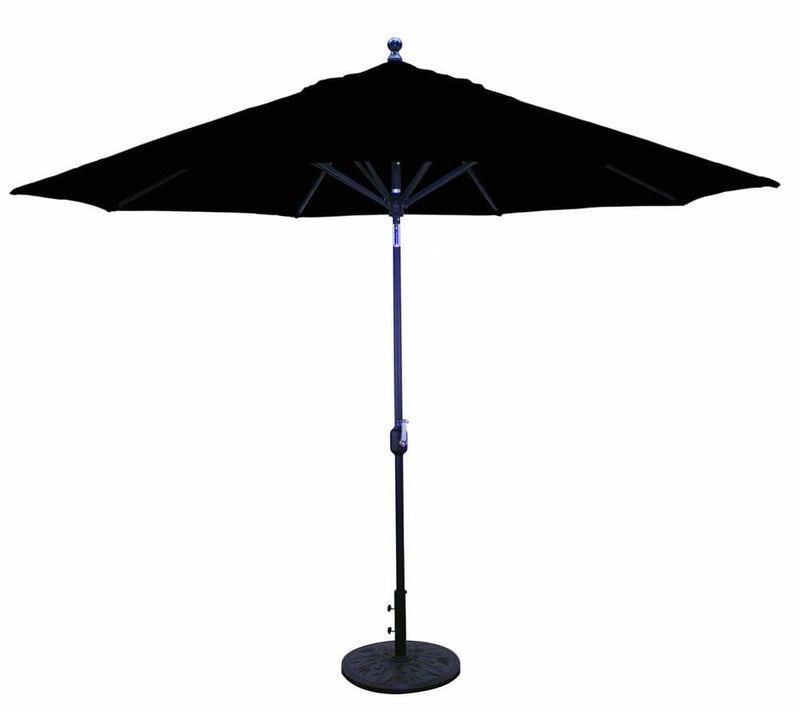 789Bk 11' Auto Tilt Umbrella - B Grade Single Vent Galtech