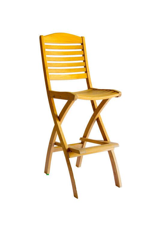 Starboard Folding Barstool Muskoka Teak