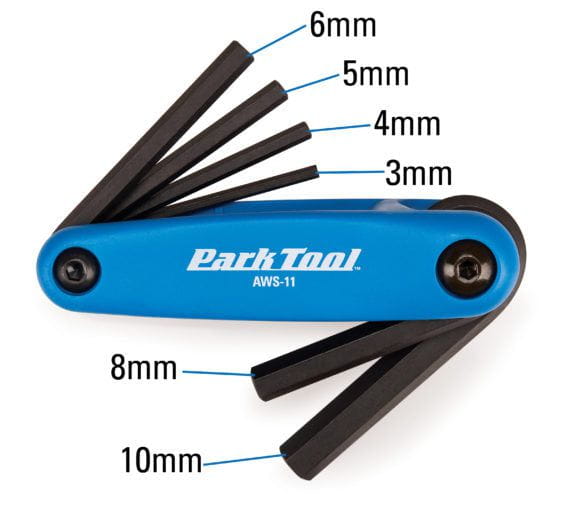 Park Tool Folding Hex Wrench Set 3mm to 10mm PARK