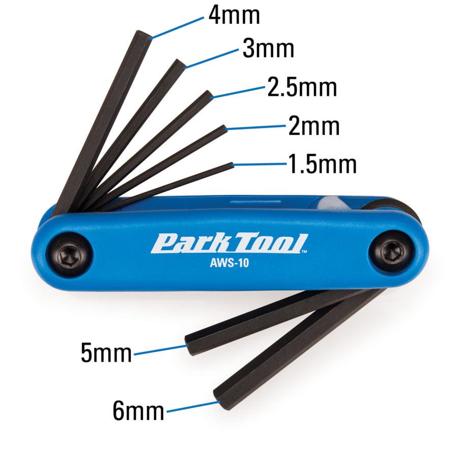 Park Tool Allen Wrench 1.5mm to 6mm Park Tool