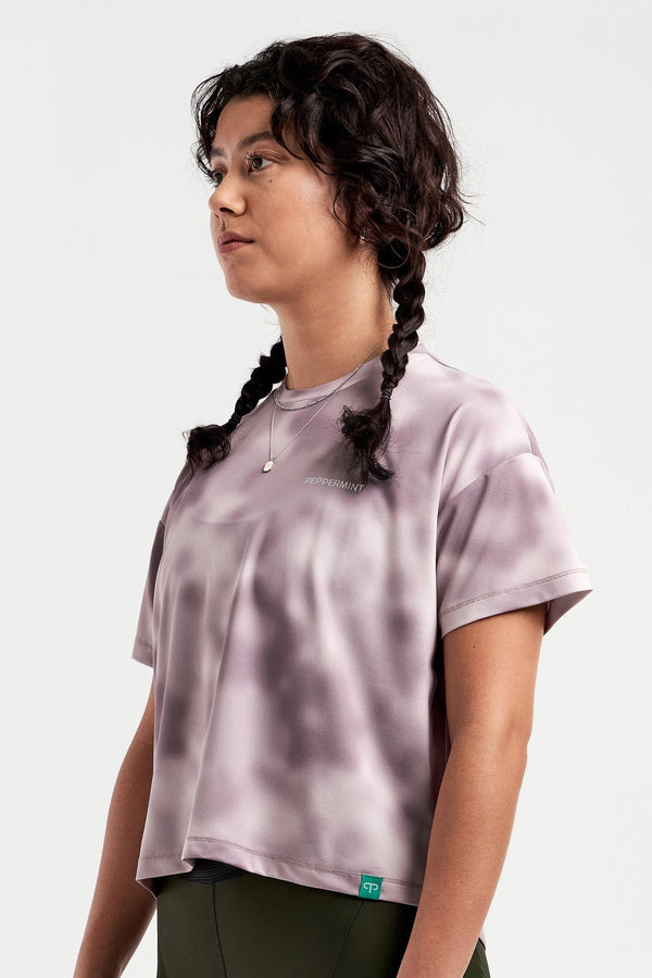 Women's Gravel Crop Tee Peppermint