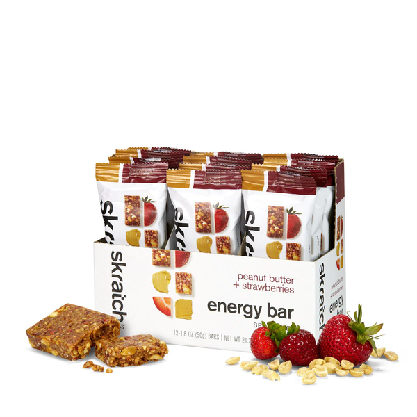 Skratch MISC - Energy Food Skratch Labs Anytime Energy Bars - Peanut Butter and Strawberries