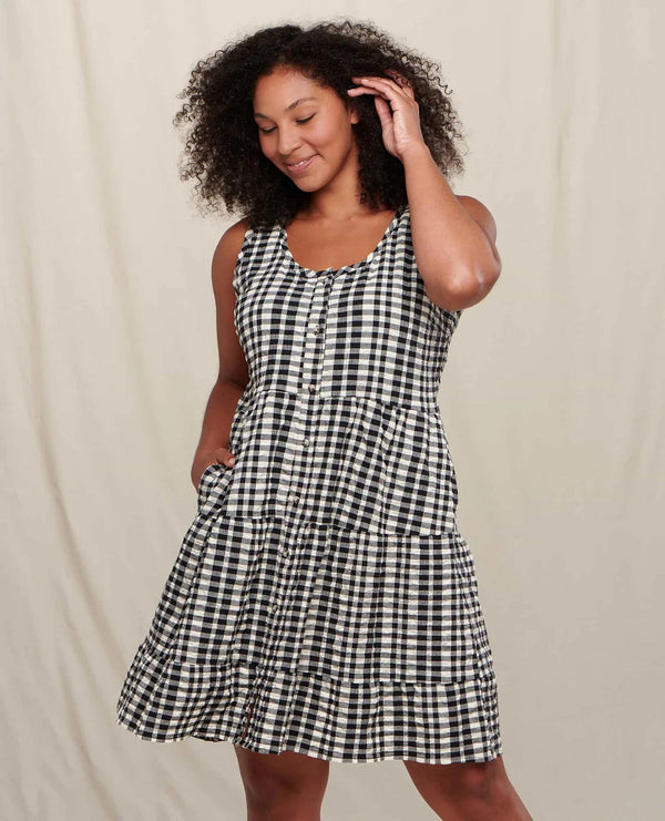 Women's Manzana Tiered Sl Dress TOAD